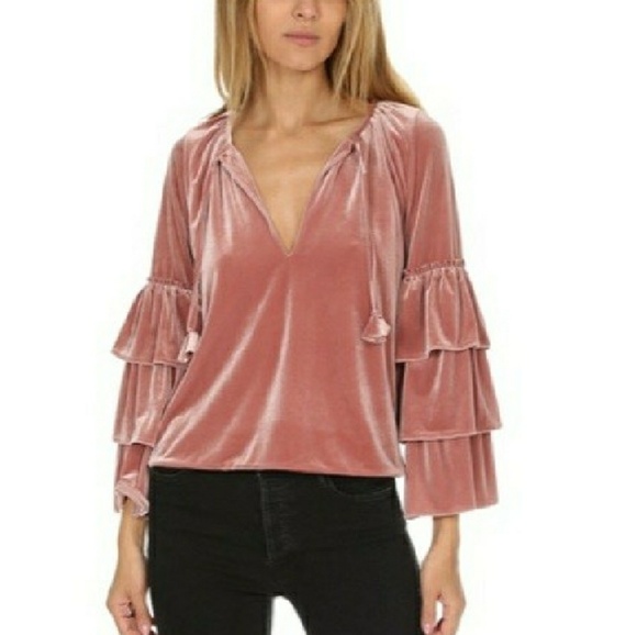 MISA Los Angeles Tops - NWOT MISA Los Angeles Pink Harlow Top